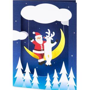 Santa’s Buddy Holiday Pop-Up Cards - Set of 8 MoMA